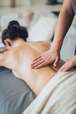 massage au dos